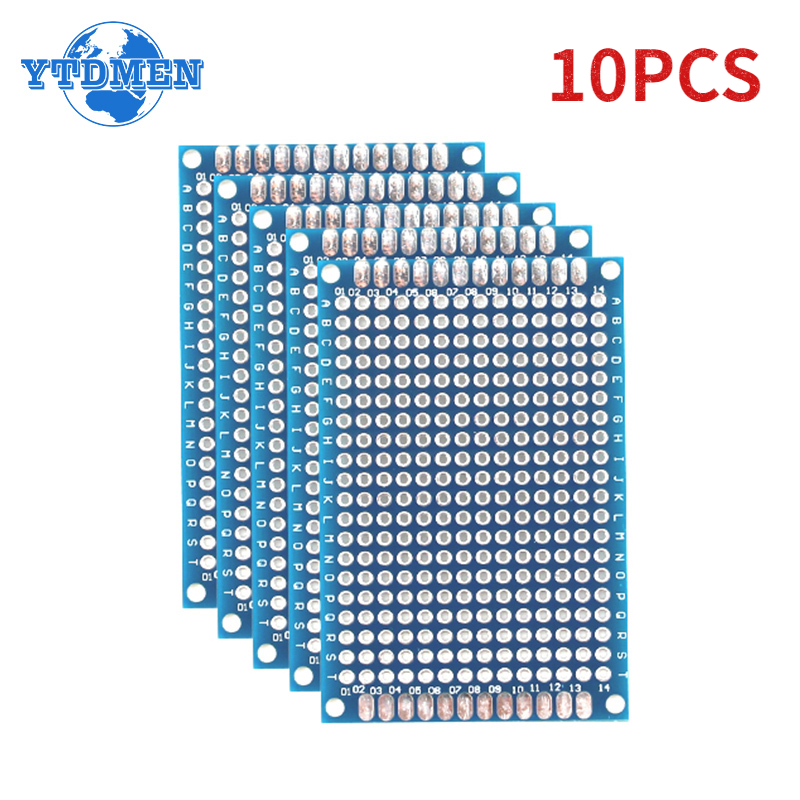 Diy Electronics Com - 10pcs 4x6cm doppelseitige Leiterplatte Prototyp Universal