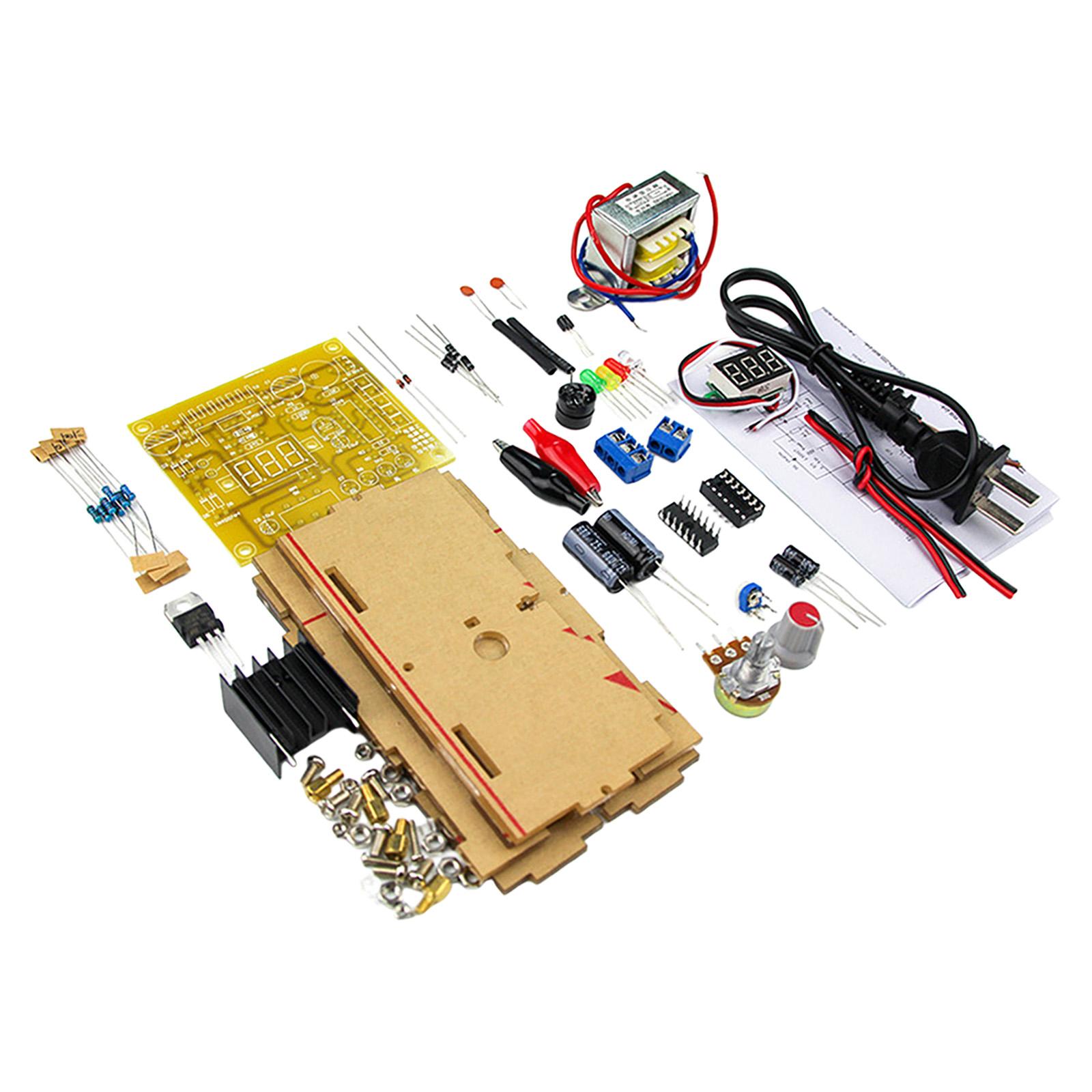 Diy Electronics Workshop - Einstellbare Stromversorgungsplatine LM317 Spannungsregler-Kit DIY Elektronische