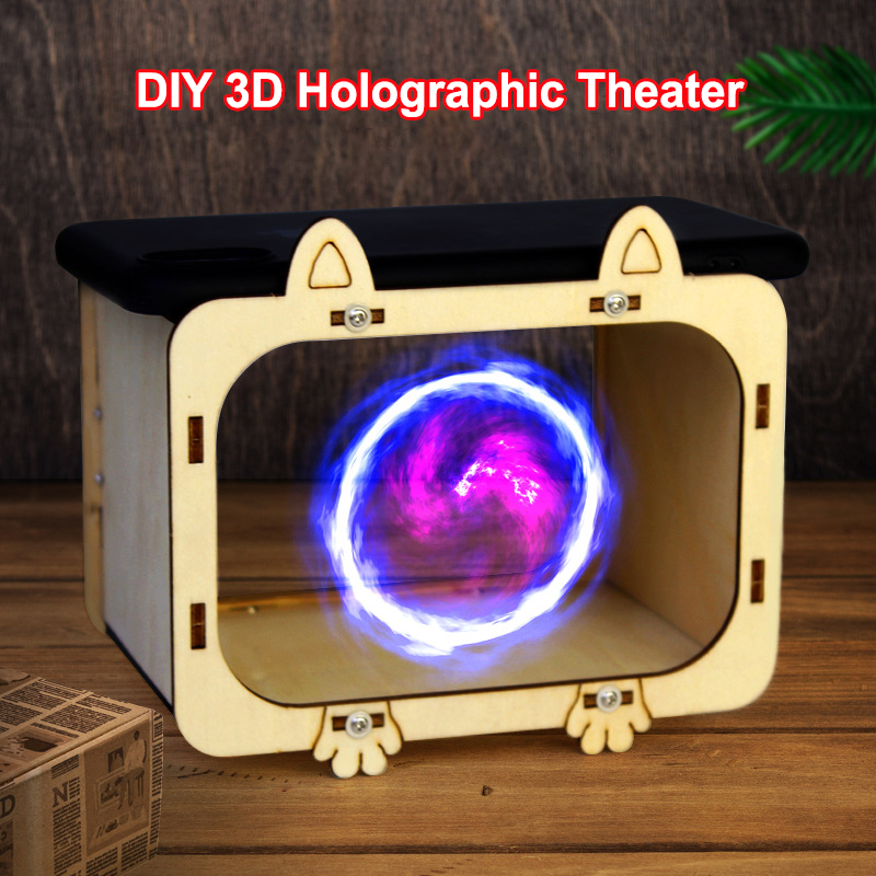 Diy Electronics Kids - DIY 3D Holographische Theater Handy Projektor