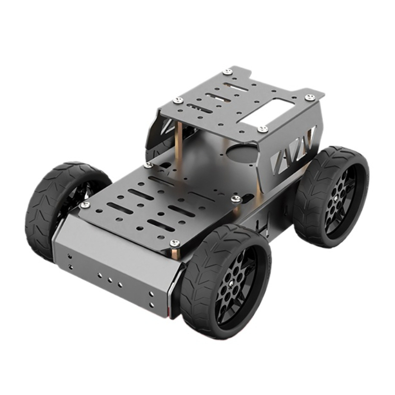 Diy Kit Elektronik - Vierrädriger Elektrowagen mit Aluminiumrahmen, intelligentes Auto