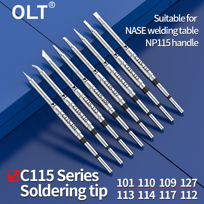Smd Solder Paste - C115 Lötspitze C115-105/125/117/113/114/112/109/127/101/110/120/107 für JBC Lötstation