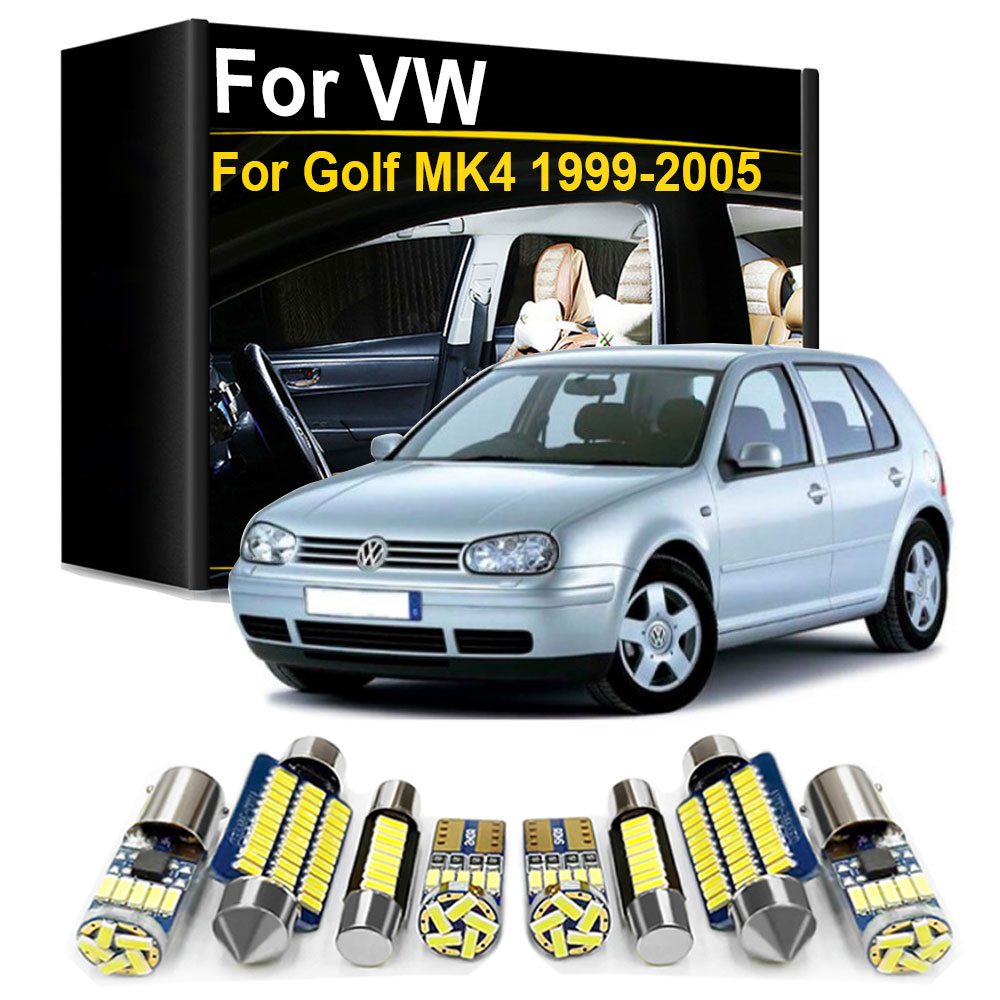 Led Assortment Kit - 13-teiliges LED-Innenraumbeleuchtungs-Set für VW Volkswagen Golf