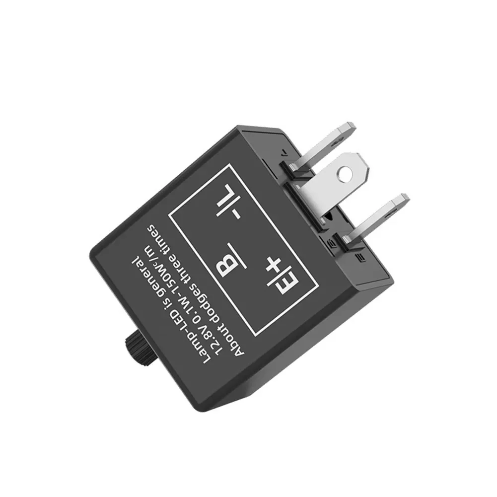 Learn Diy Electronics - 12 V 3-poliges einstellbares LED-Blinkrelais, Motorrad-Blinker,