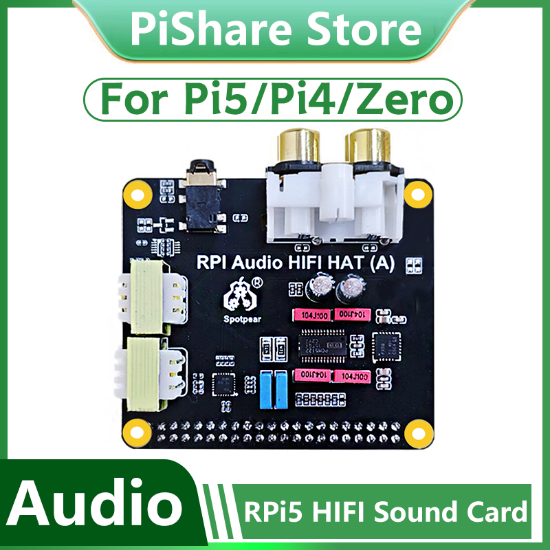 Raspberry Pi Zero - Raspberry Pi 5 PCM5122 I2S Audiokarte