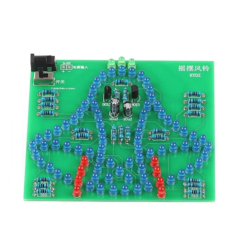 Diy Electronics Kits - Labor-Schwingglocken Wackelige Windglocke Spaßiges Elektronik-DIY-Set mit