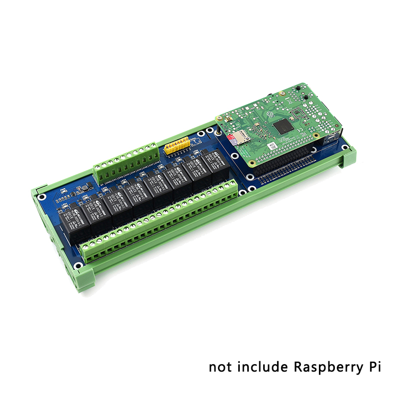 Raspberry Pi Zero - Himbeer-Pi 5/4b 8-Kanal-Relais-Verlängerungsplatine mit Kontroll leuchte