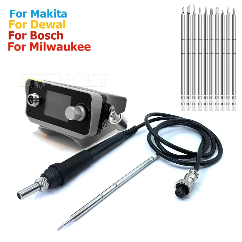 Useful Diy Electronics - Kabellose Lötstation für Dewalt/Makita/Milwaukee/Bosch, 18V 20V