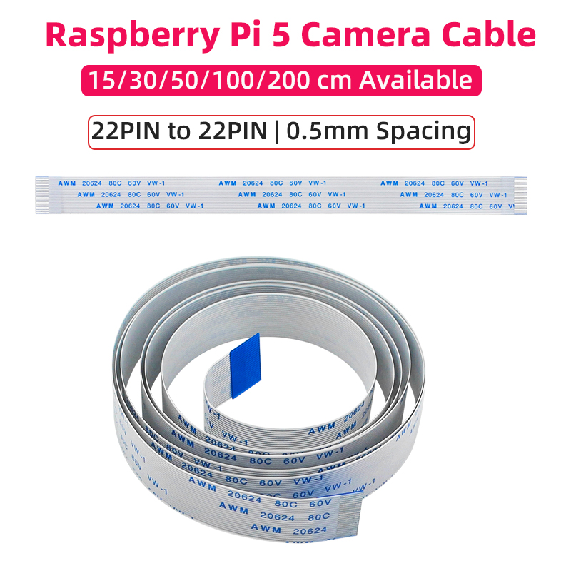 Raspberry Pi Zero - Raspberry Pi 5-Kamerakabel, 22-polig auf 22-polig,