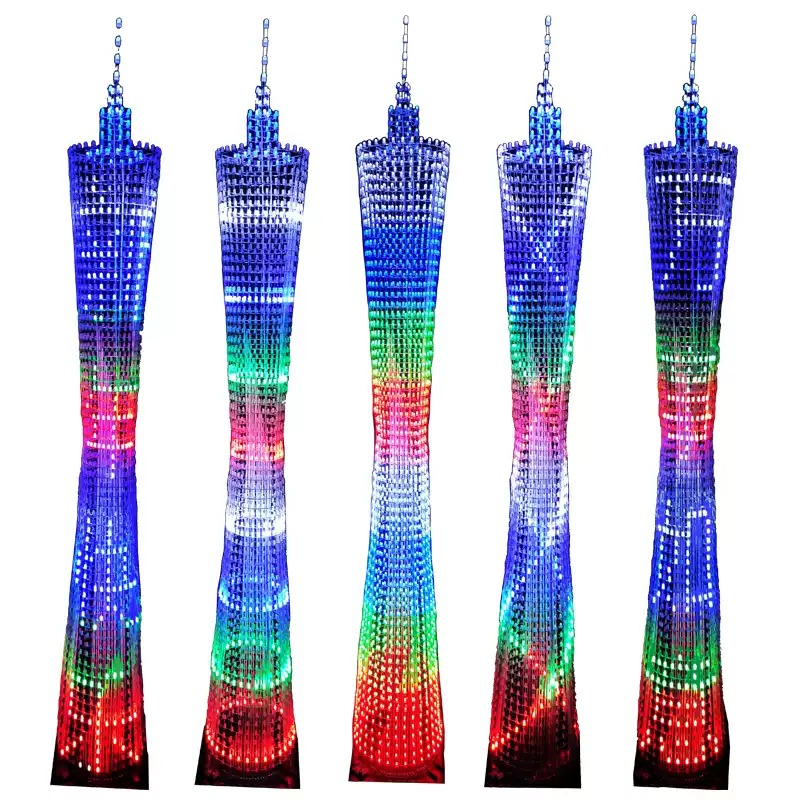 Diy Electronics Com - 64-Schichten Canton Tower DIY Elektronik-Bausatz LED