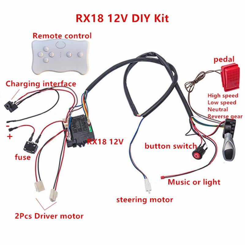 Kinder Elektroauto DIY modifiz – Diy Kit Elektronik Bewertung und Preis