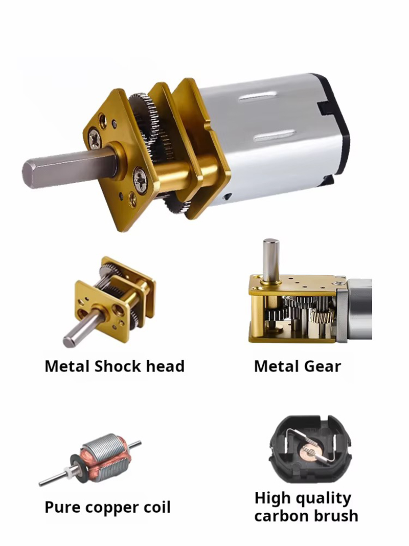 6V 12V 15-6000RPM GA12-N20 DC  – Diy Boat Electronics Bewertung und Preis