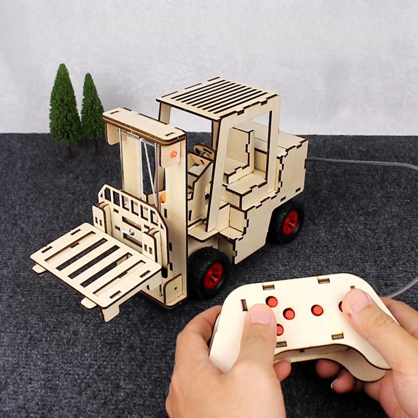 Holz Mechanische Gebäude Spiel – Diy Electronics Kids Bewertung und Preis