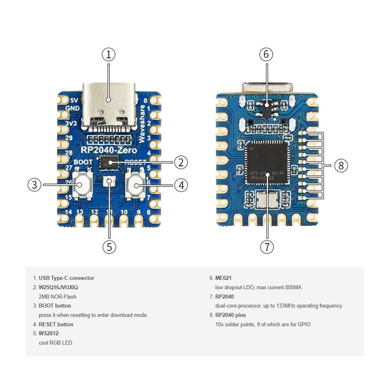 [B24B!】 RP2040-Zero Mikrocontr – Raspberry Pi Zero Bewertung und Preis