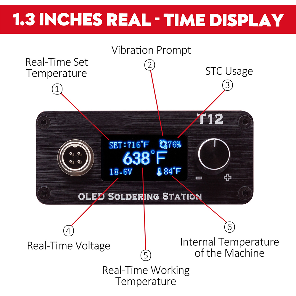 OLED T12 Lötkolbenstation, ver – Useful Diy Electronics Bewertung und Preis