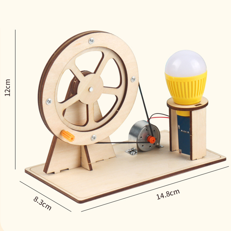 Hölzerner Handgenerator für Ki – Diy Electronics Kids Bewertung und Preis