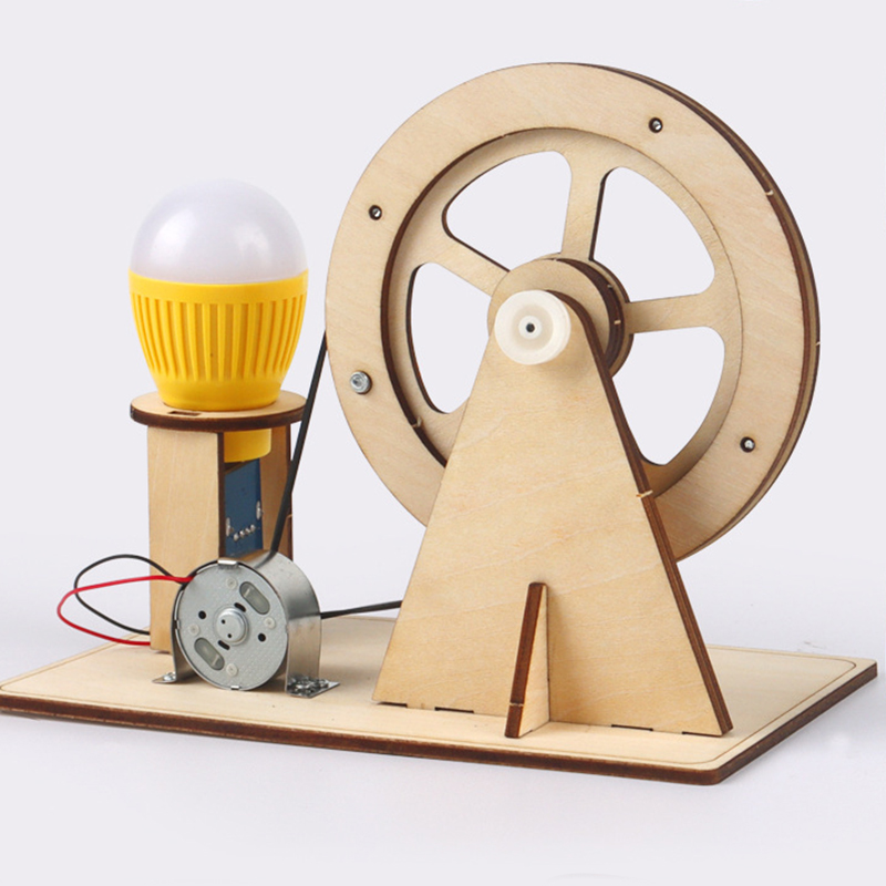 Hölzerner Handgenerator für Ki – Diy Electronics Kids Bewertung und Preis