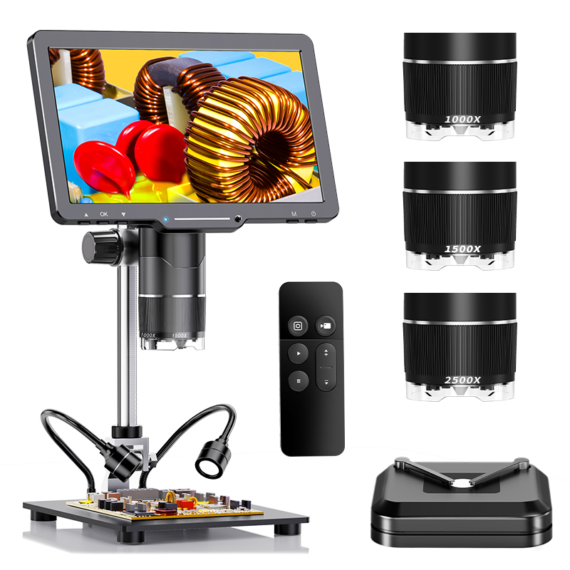 2500X HDMI Digitalmikroskop 3  – Diy Electronics Microscope Bewertung und Preis
