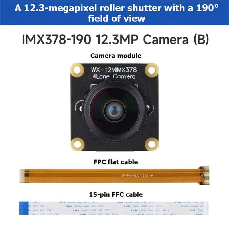 IMX378-190 12,3MP Kamera Fishe – Raspberry Pi Zero Bewertung und Preis