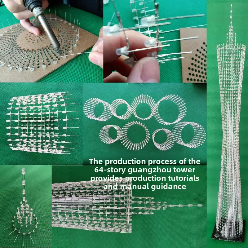 64-Schichten Canton Tower DIY  – Diy Electronics Com Bewertung und Preis